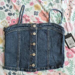 Art Class Blue Denim Tank Top